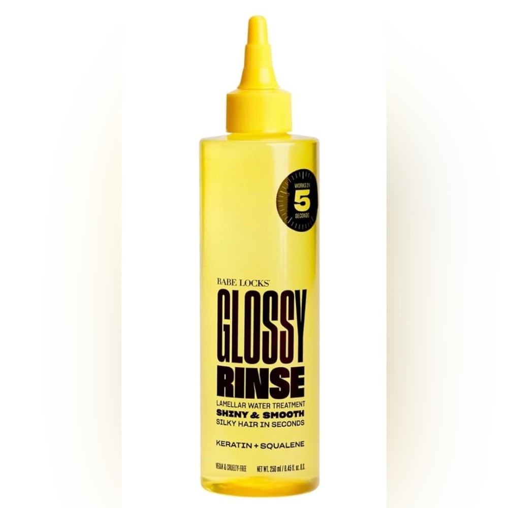 Babe Locks Glossy Rinse Treatment for Shine, Promotes Hydration